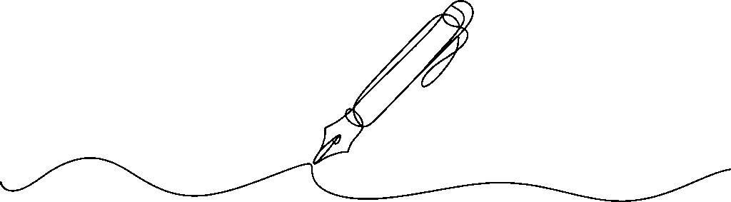 Stylo plume minimaliste invitant à prendre contact avec Camille Routier, psychologue à Grenoble