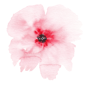 Fleur aquarelle symbolisant l’épanouissement personnel à travers une consultation psychologique à Grenoble